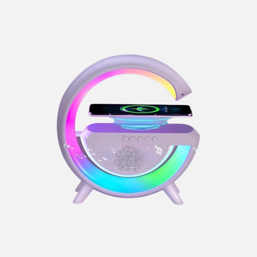 G-Glow 4-in-1 RGB Lamp with Wireless Charger & Speaker
