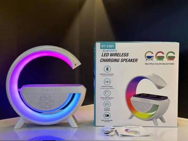 G-Glow 4-in-1 RGB Lamp with Wireless Charger & Speaker