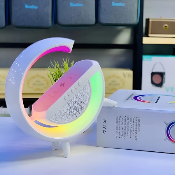 G-Glow 4-in-1 RGB Lamp with Wireless Charger & Speaker