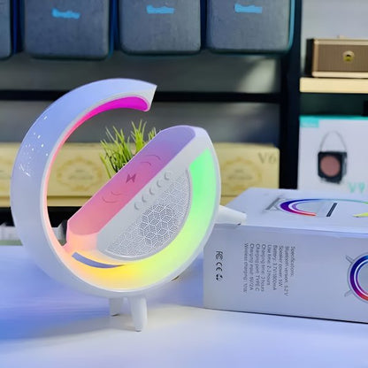 G-Glow 4-in-1 RGB Lamp with Wireless Charger & Speaker