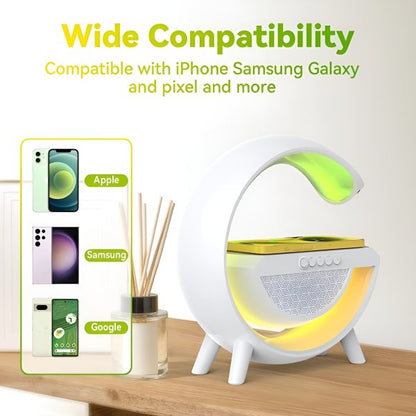G-Glow 4-in-1 RGB Lamp with Wireless Charger & Speaker