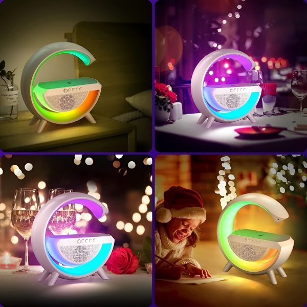 G-Glow 4-in-1 RGB Lamp with Wireless Charger & Speaker